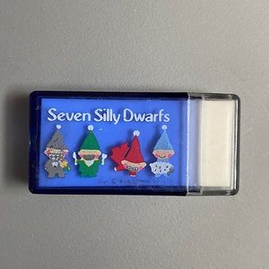 Vintage Sanrio & New “Seven Silly Dwarves” Eraser From Japan!!!